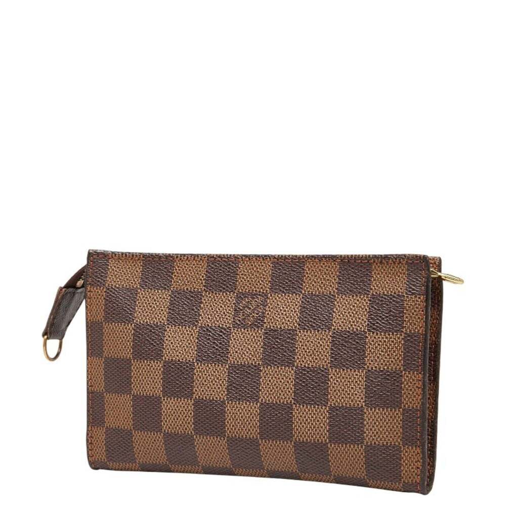 LOUIS VUITTON Authentic Brown Damier Leather Shoulder Bag - Picture 2 of 10